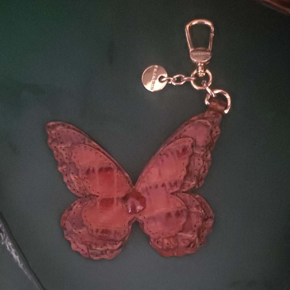 BRAHMIN Glacier Mini Asher Purse Skyler Wallet and Butterfly Set - Picture 6 of 7
